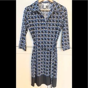 NWOT MAX STUDIO BELTED ALL PRINTED DRESS